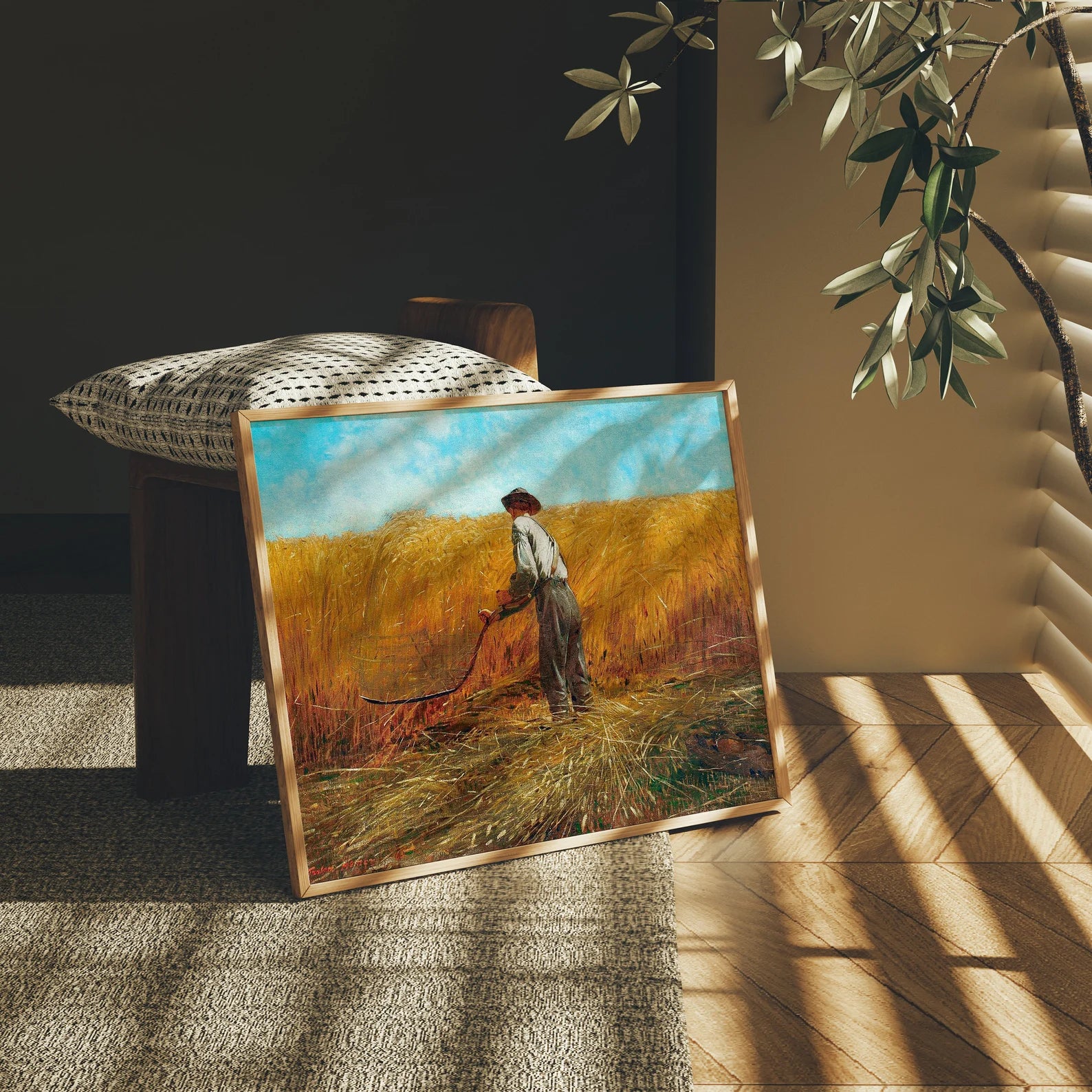 Horizontal 7x5 Frame Mockup With Sunlight