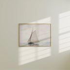 Horizontal 7x5 Wall Frame Mockup With Sunlight