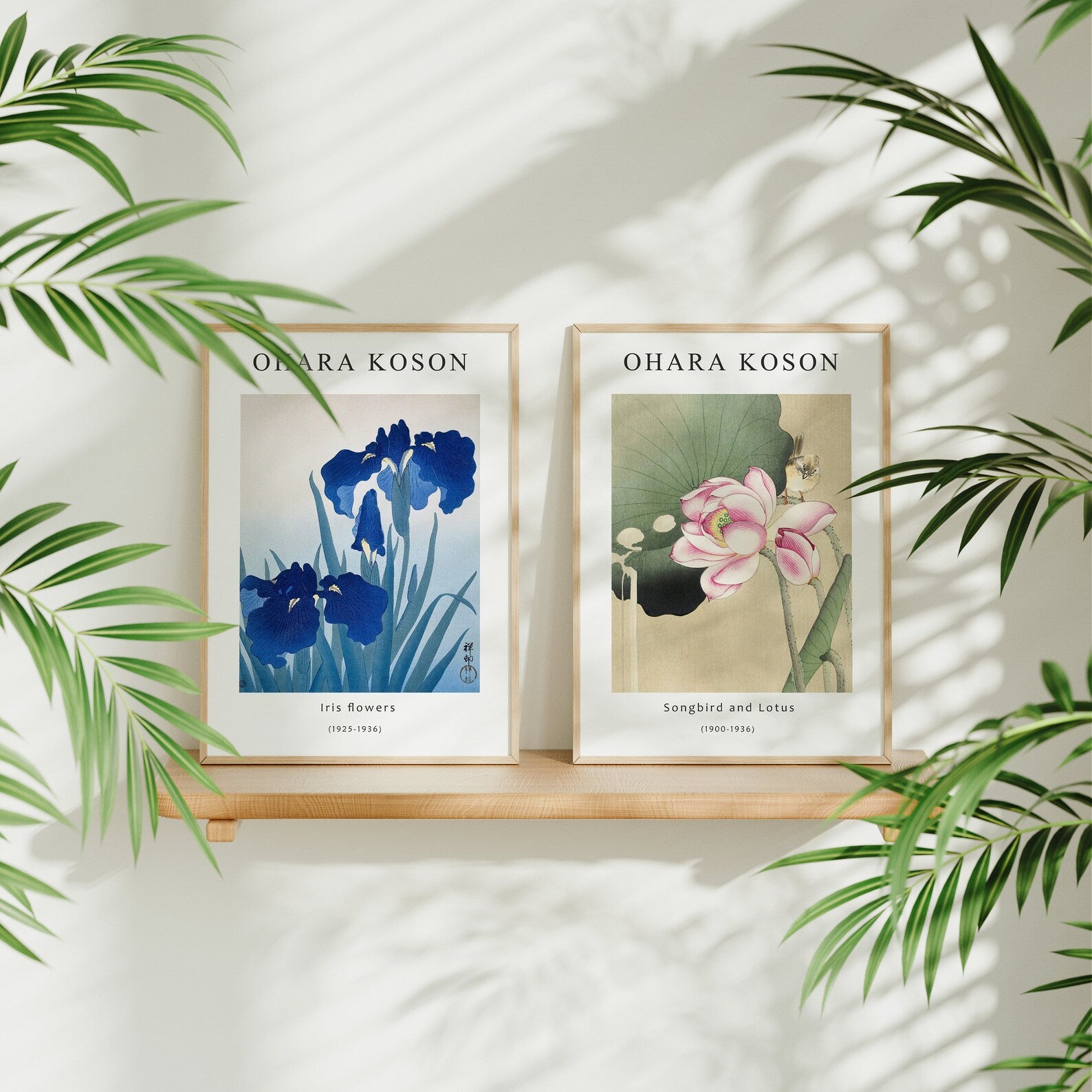 2 Vertical 5x7 Frames Mockup With Sunlight