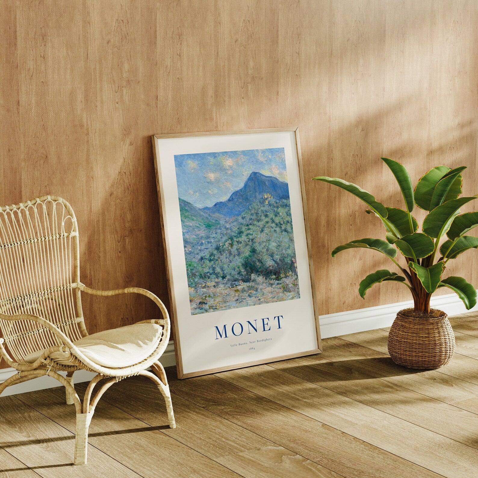 Vertical 5x7 Frame Mockup With Sunlight