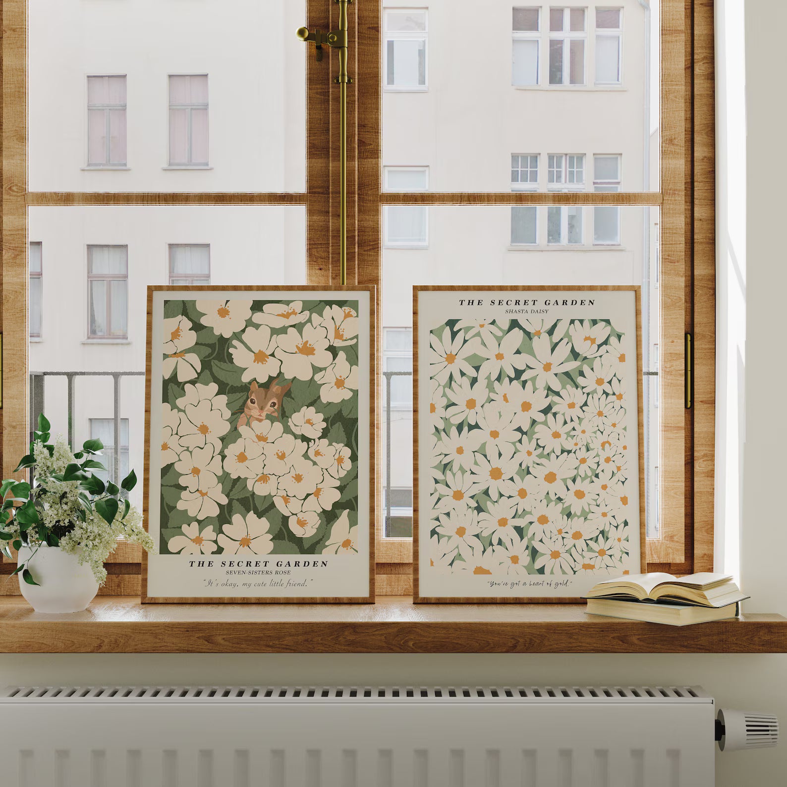 2 Vertical 5x7 Frames Mockup