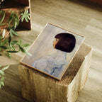 Vertical 3x4 Frame Mockup With Reflection