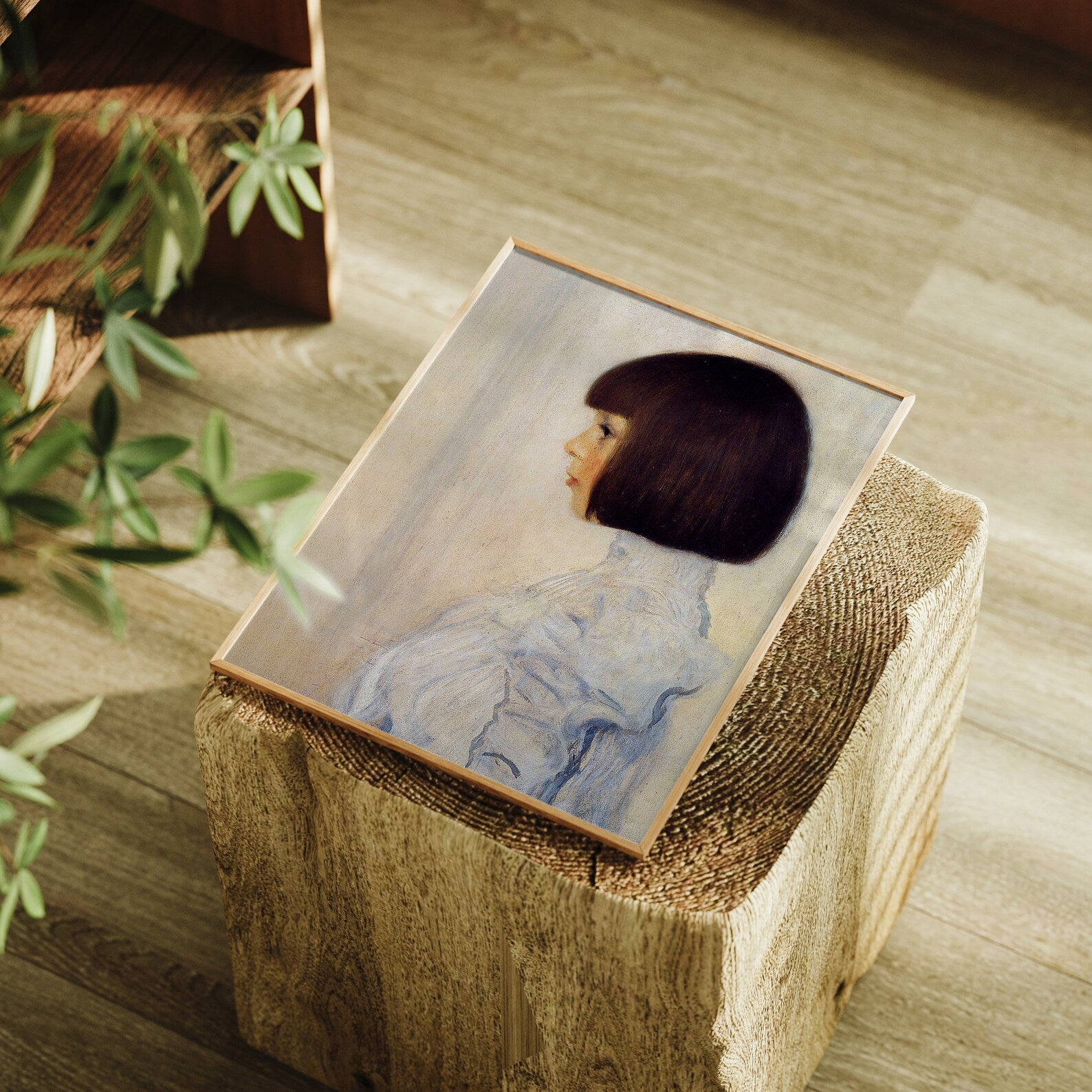 Vertical 3x4 Frame Mockup With Reflection