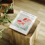 Vertical 3x4 Frame Mockup With Reflection