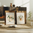 2 Vertical 5x7 Frames Mockup