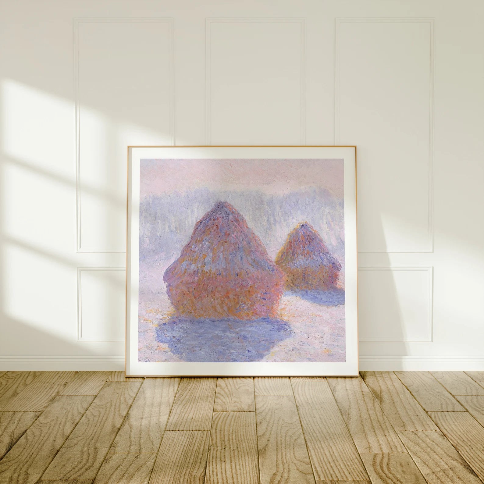 Square Frame Mockup With Sunlight