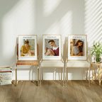 3 Vertical 5x7 Frames Mockup With Sunlight