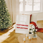 Vertical 5x7 Living Room Frame Mockup With Reflection