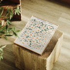 Vertical 3x4 Frame Mockup With Reflection