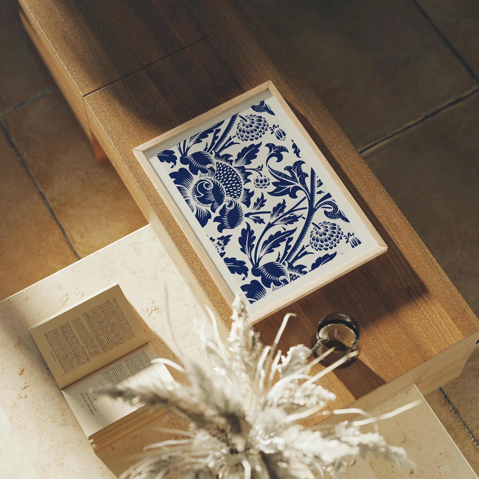 Vertical 3x4 Frame Mockup With Sunlight