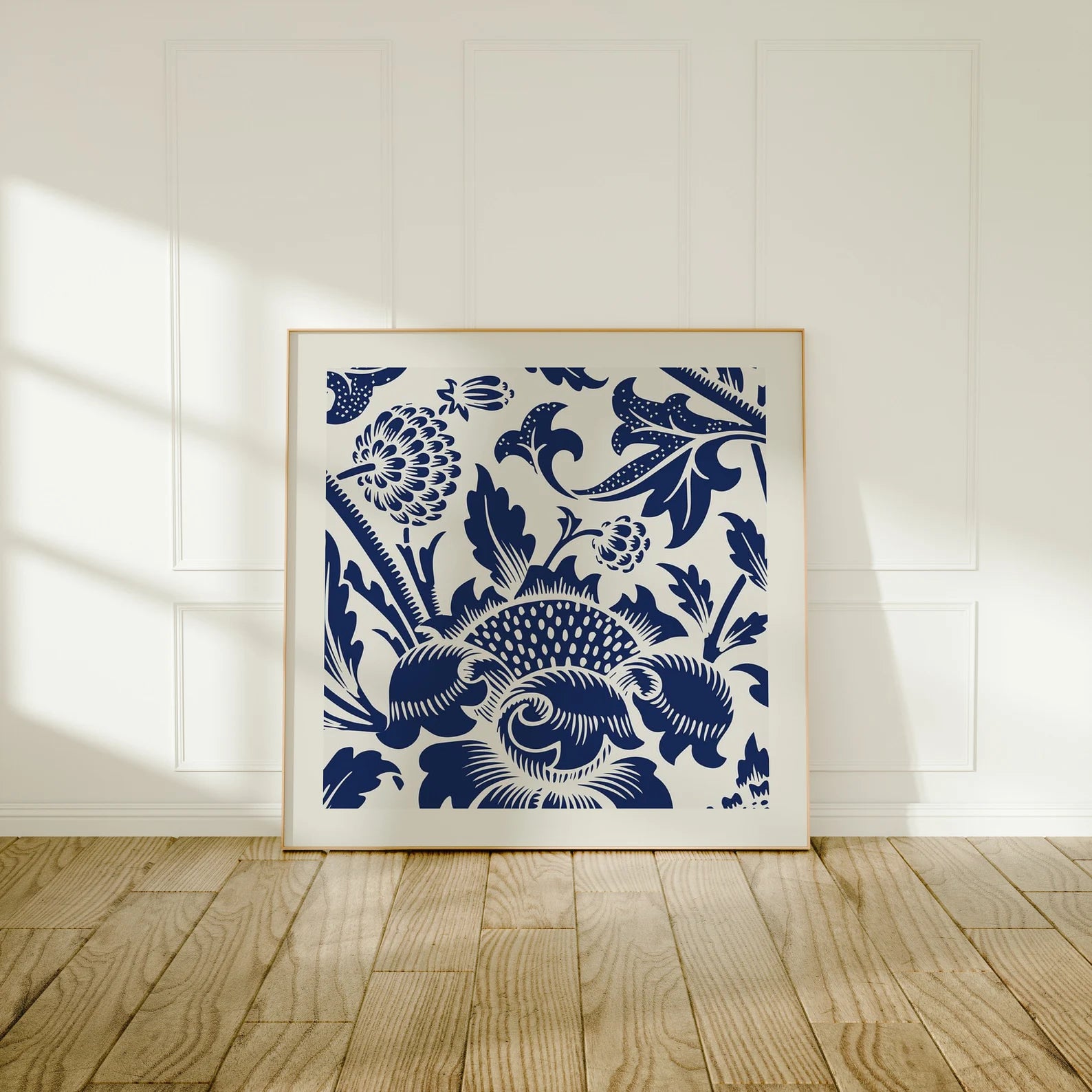 Square Frame Mockup With Sunlight