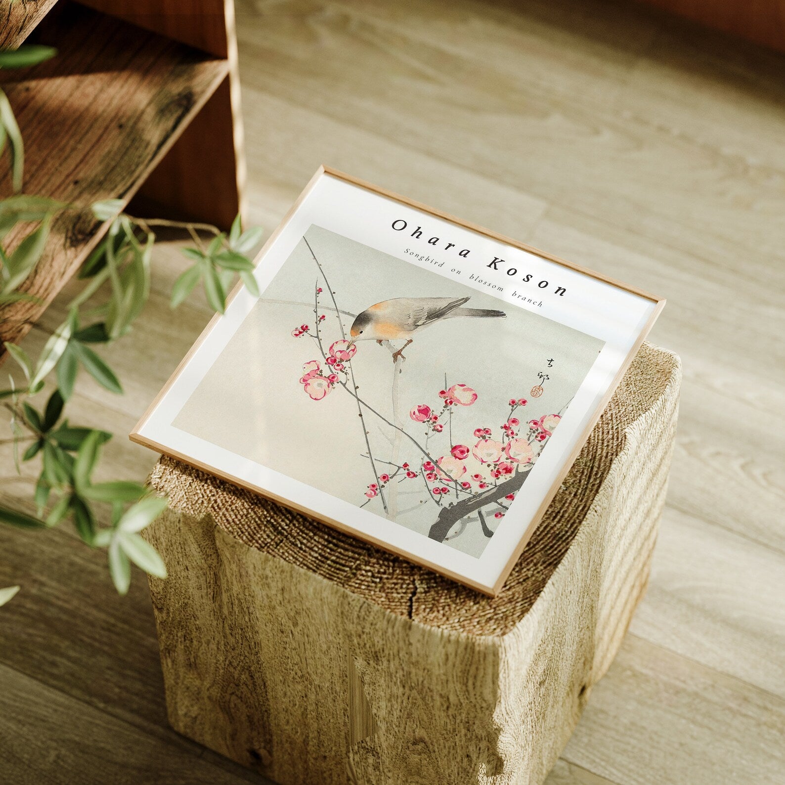 Square Frame Mockup With Reflection