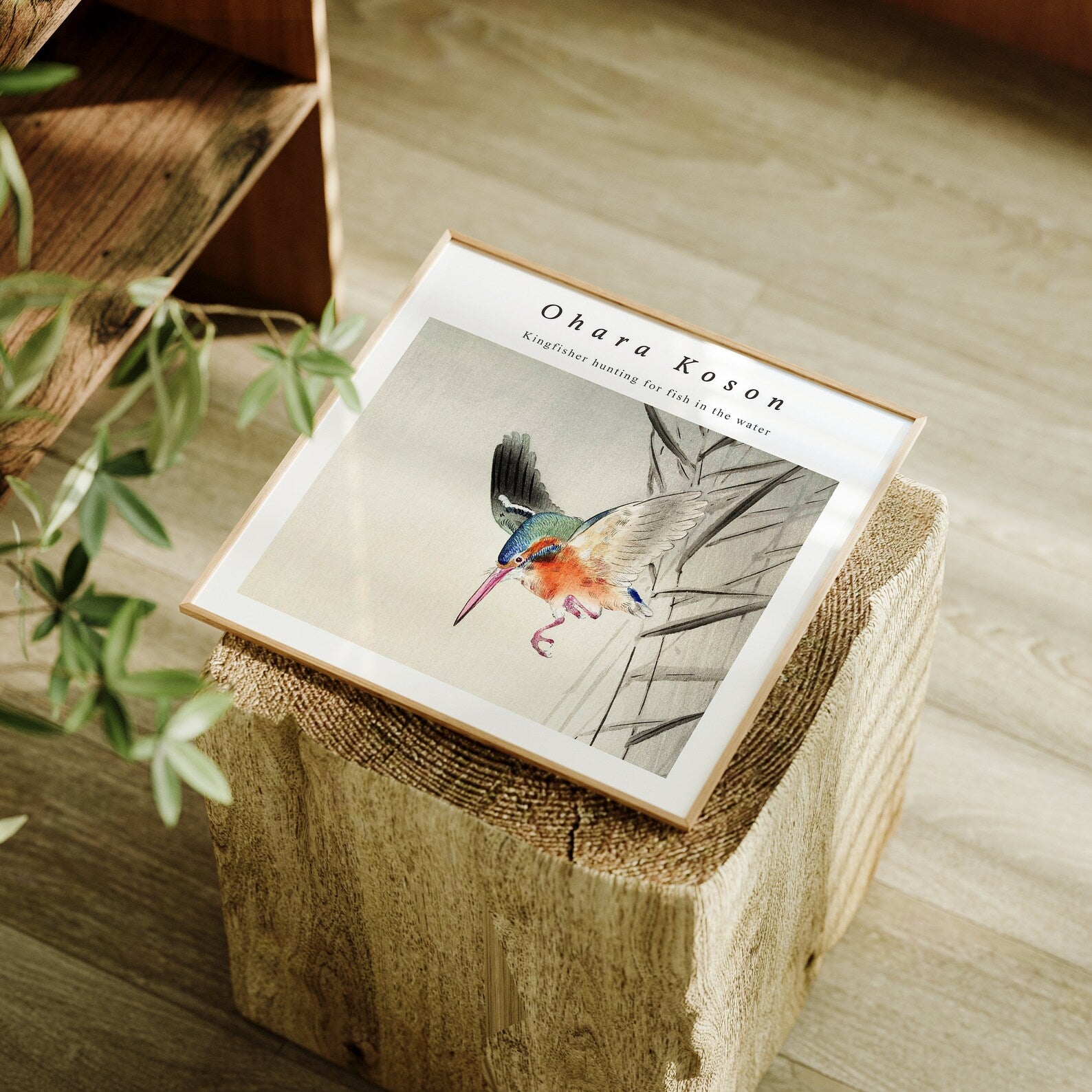 Square Frame Mockup With Reflection