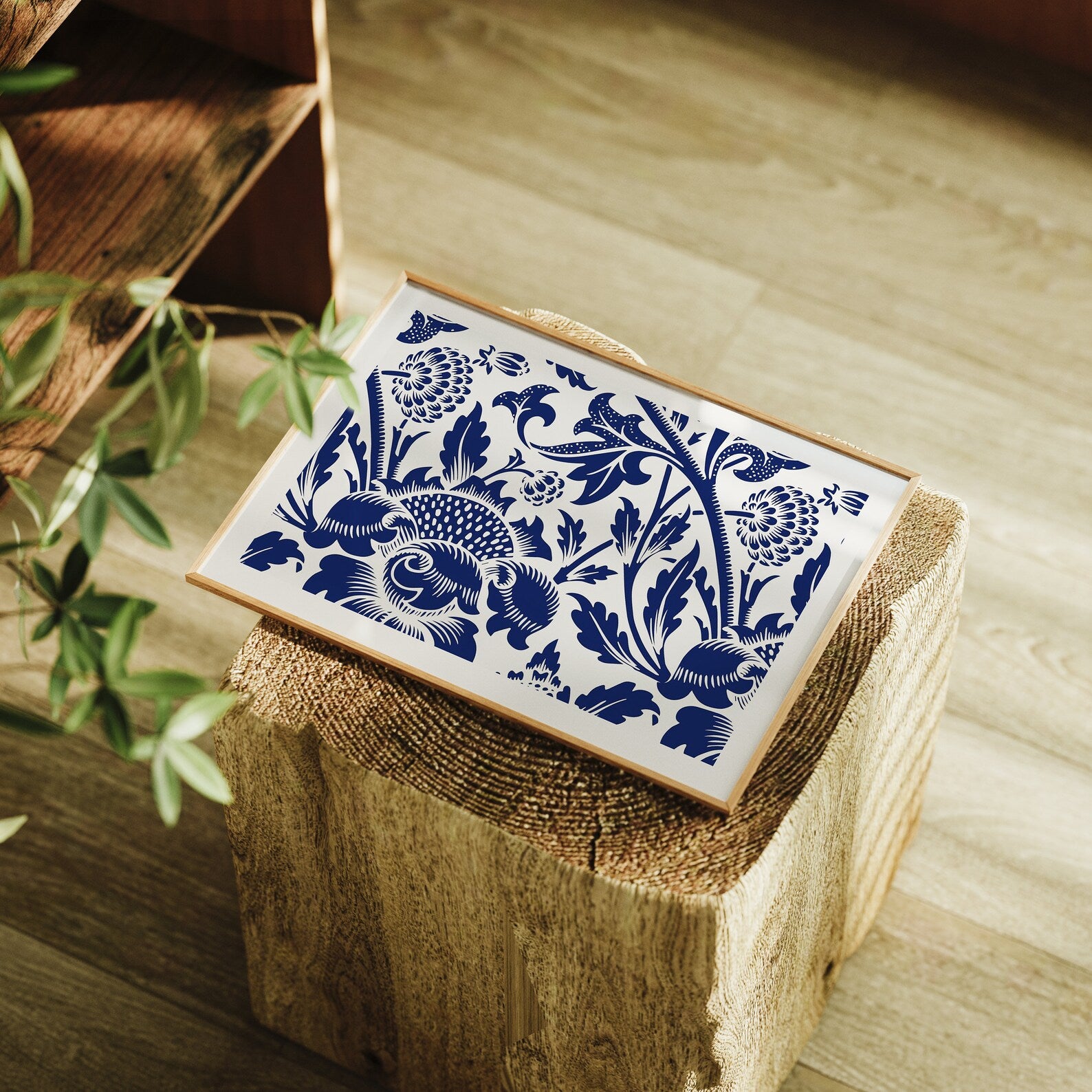 4x3 Frame Mockup With Reflection