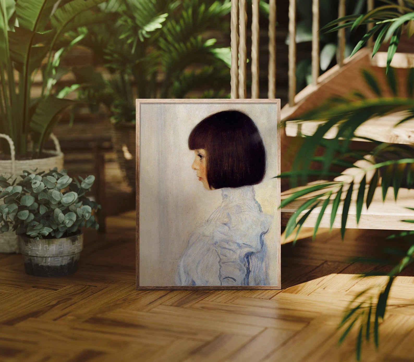 Vertical 3x4 Frame Mockup With Sunlight