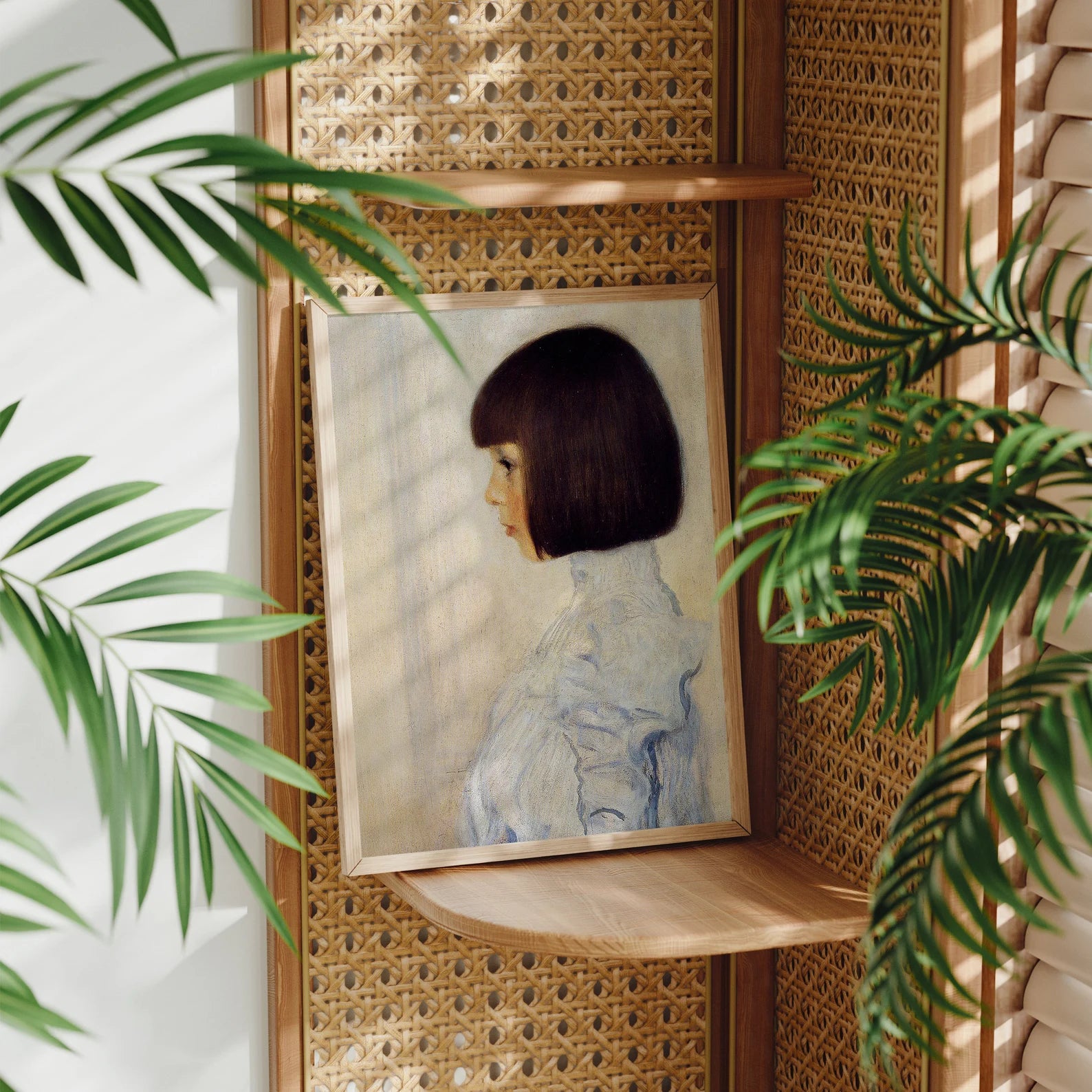 Vertical 3x4 Frame Mockup With Sunlight