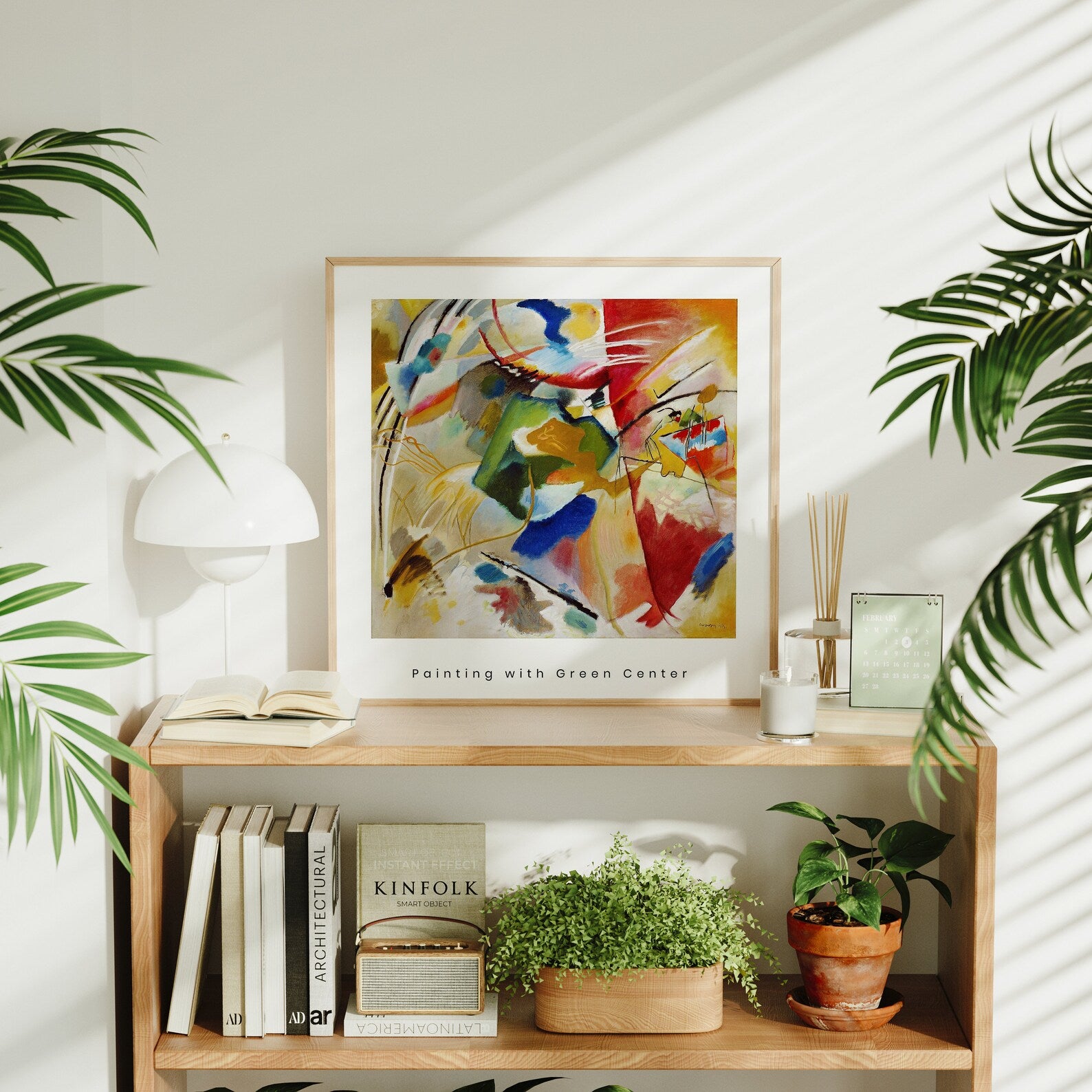 Square Frame Mockup With Sunlight