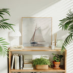 Square Frame Mockup With Sunlight