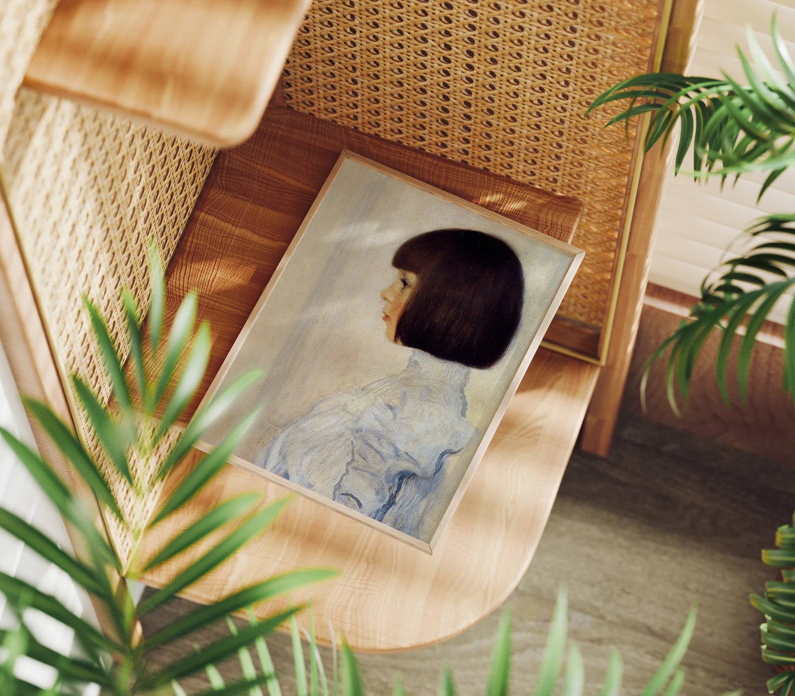 Vertical 3x4 Frame Mockup With Sunlight