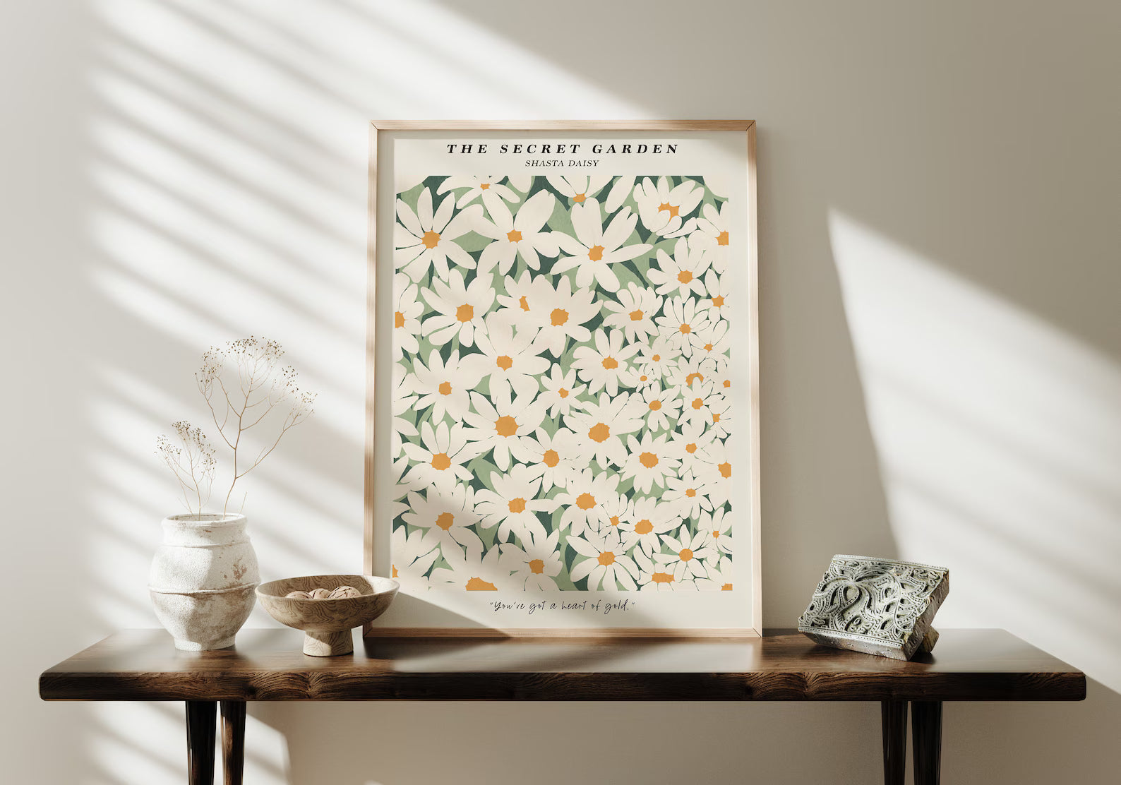 Vertical 3x4 Frame Mockup With Sunlight