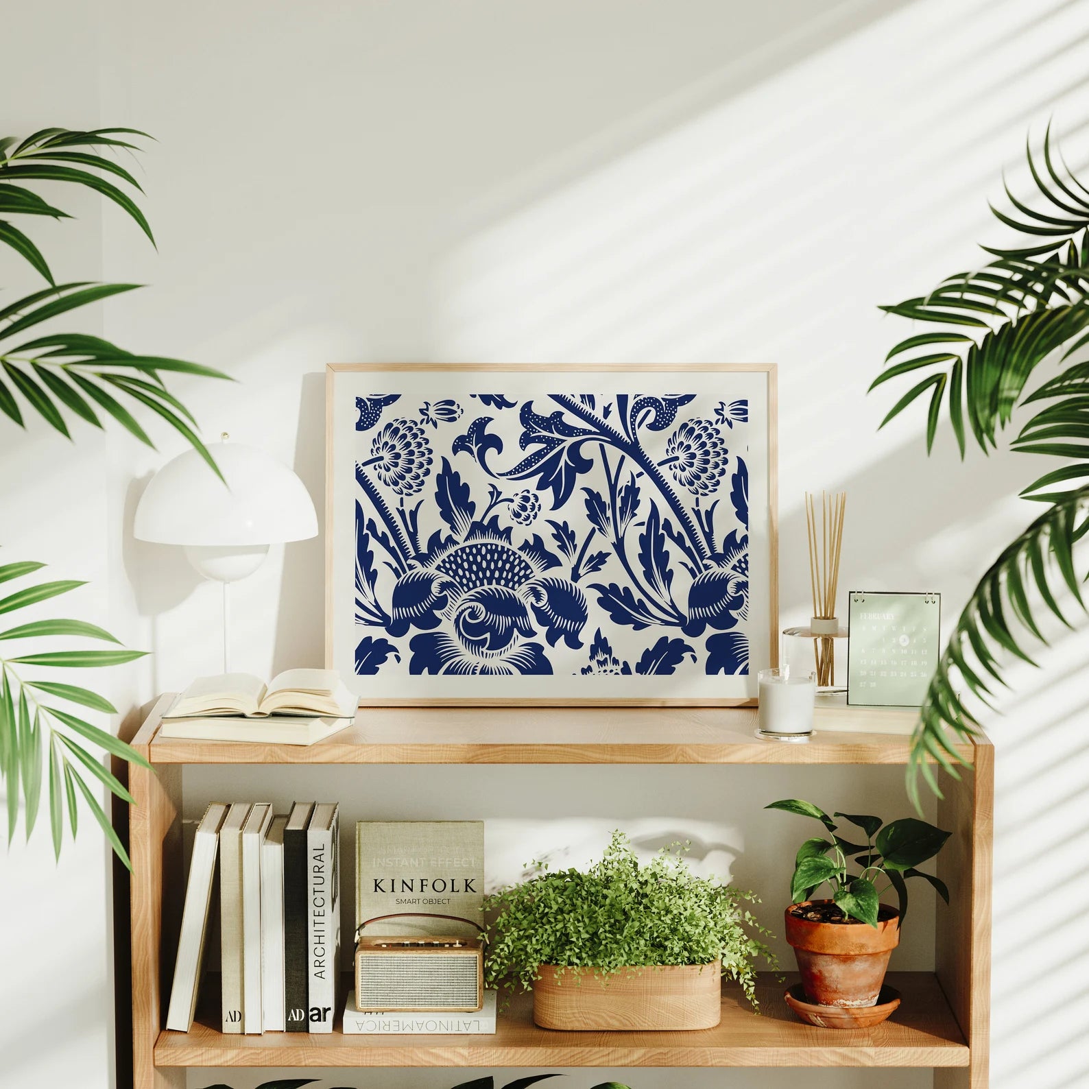 Horizontal 4x3 Frame Mockup With Sunlight