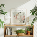 Square Frame Mockup With Sunlight