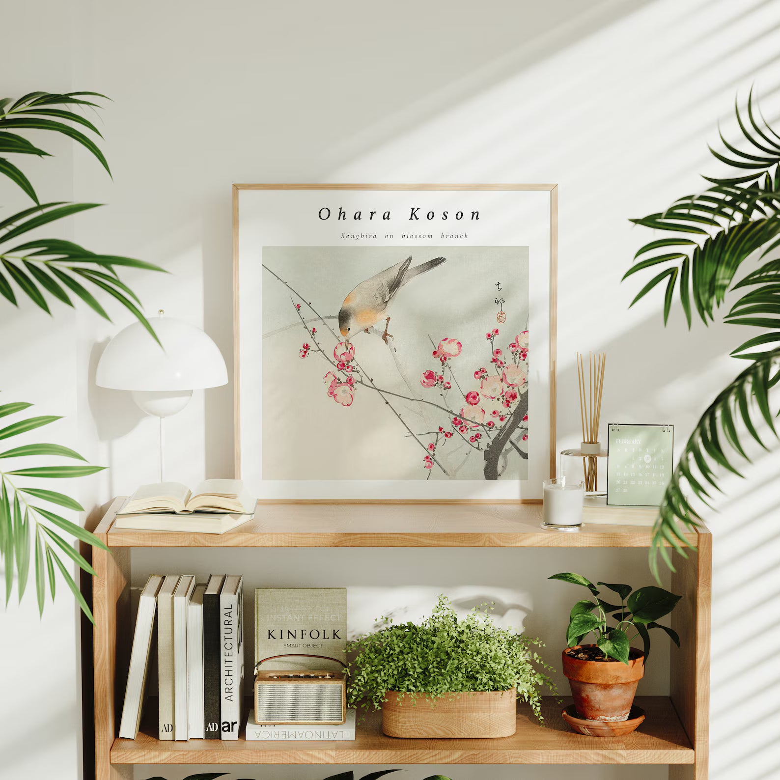 Square Frame Mockup With Sunlight