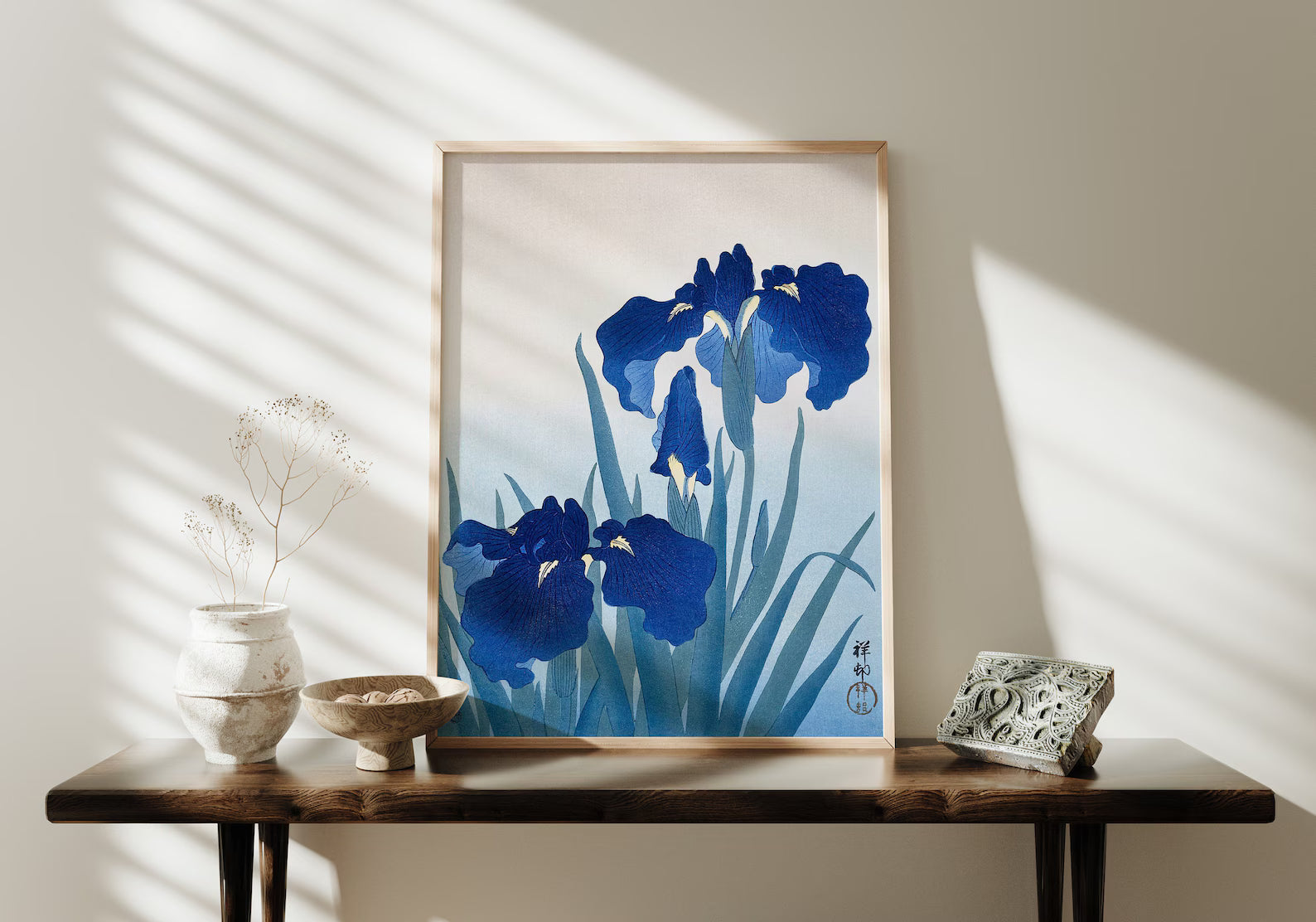 Vertical 3x4 Frame Mockup With Sunlight