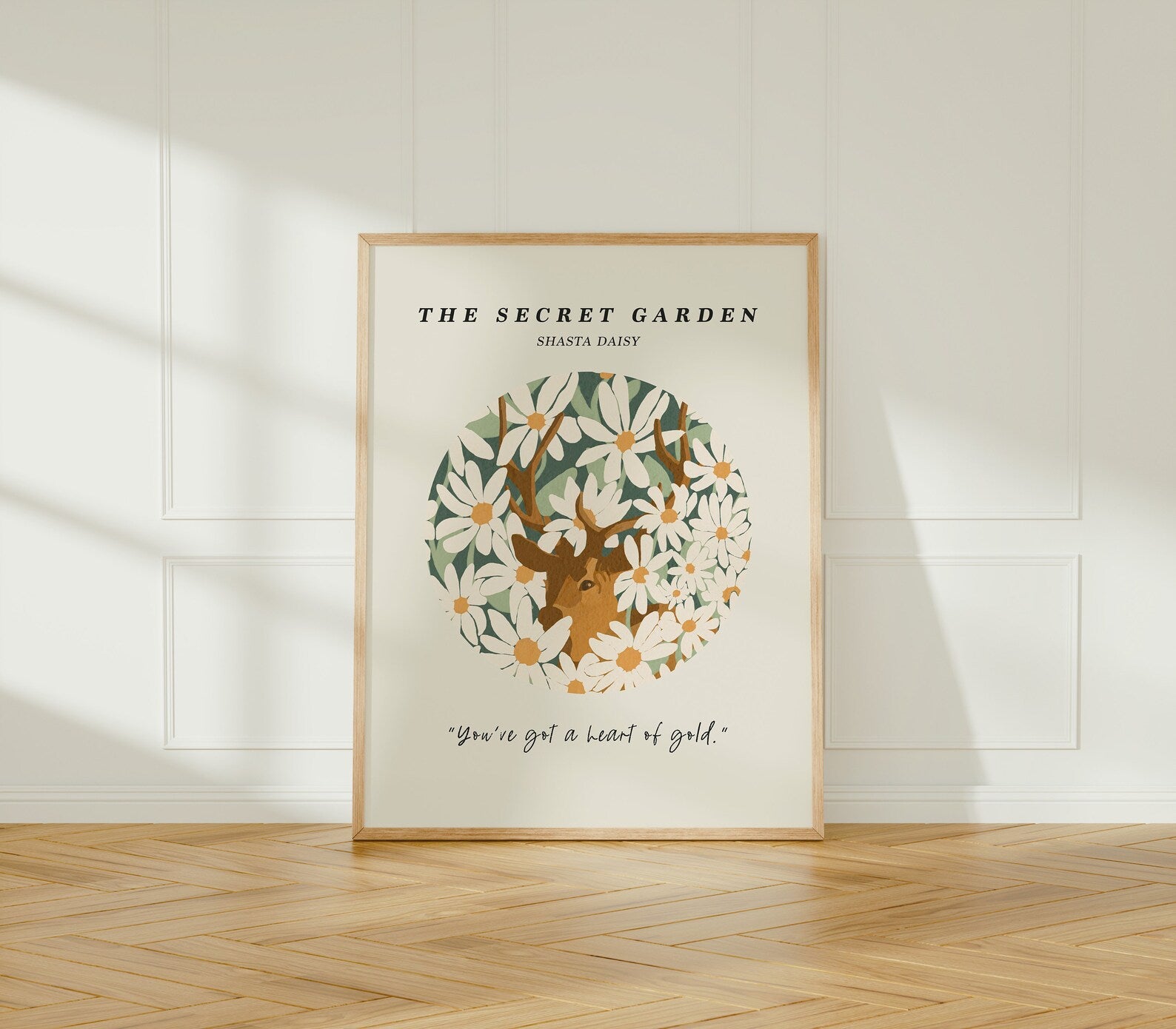 Vertical 3x4 Frame Mockup With Sunlight