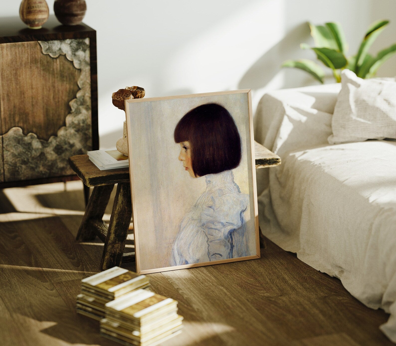 Vertical 3x4 Frame Mockup With Sunlight