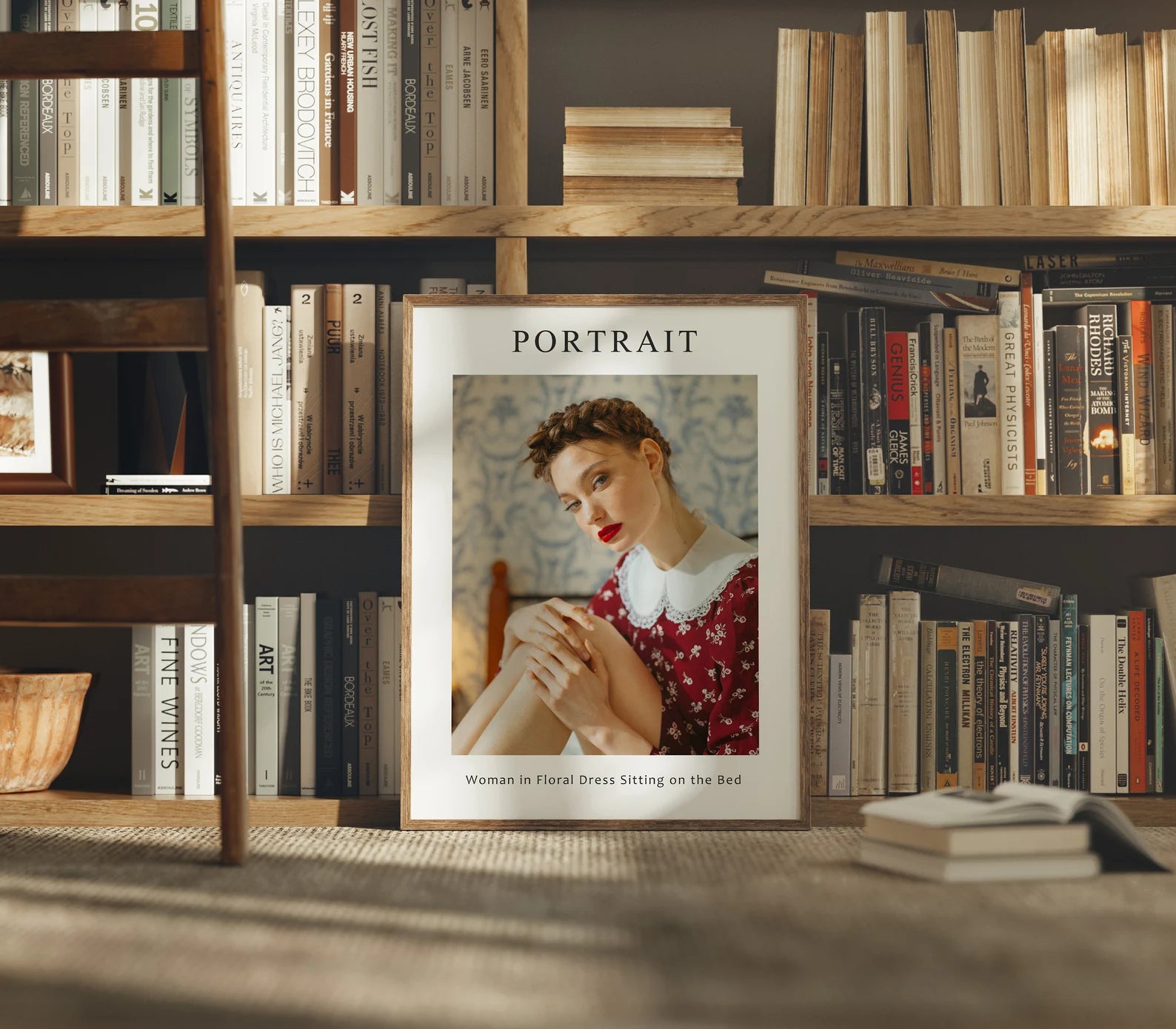 Vertical 3x4 Frame Mockup With Sunlight