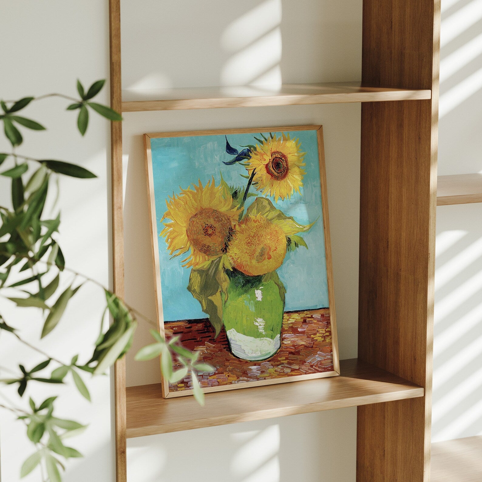 Vertical 3x4 Frame Mockup With Sunlight