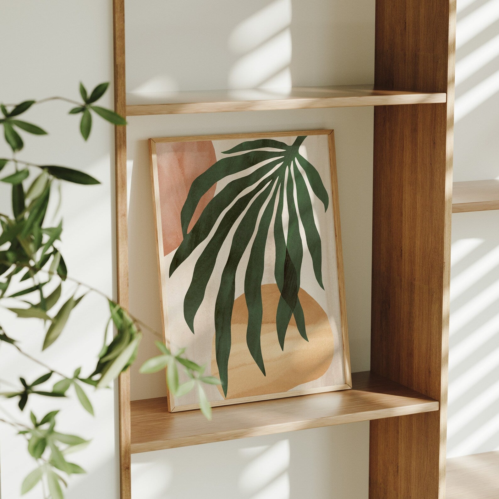 Vertical 3x4 Frame Mockup With Sunlight