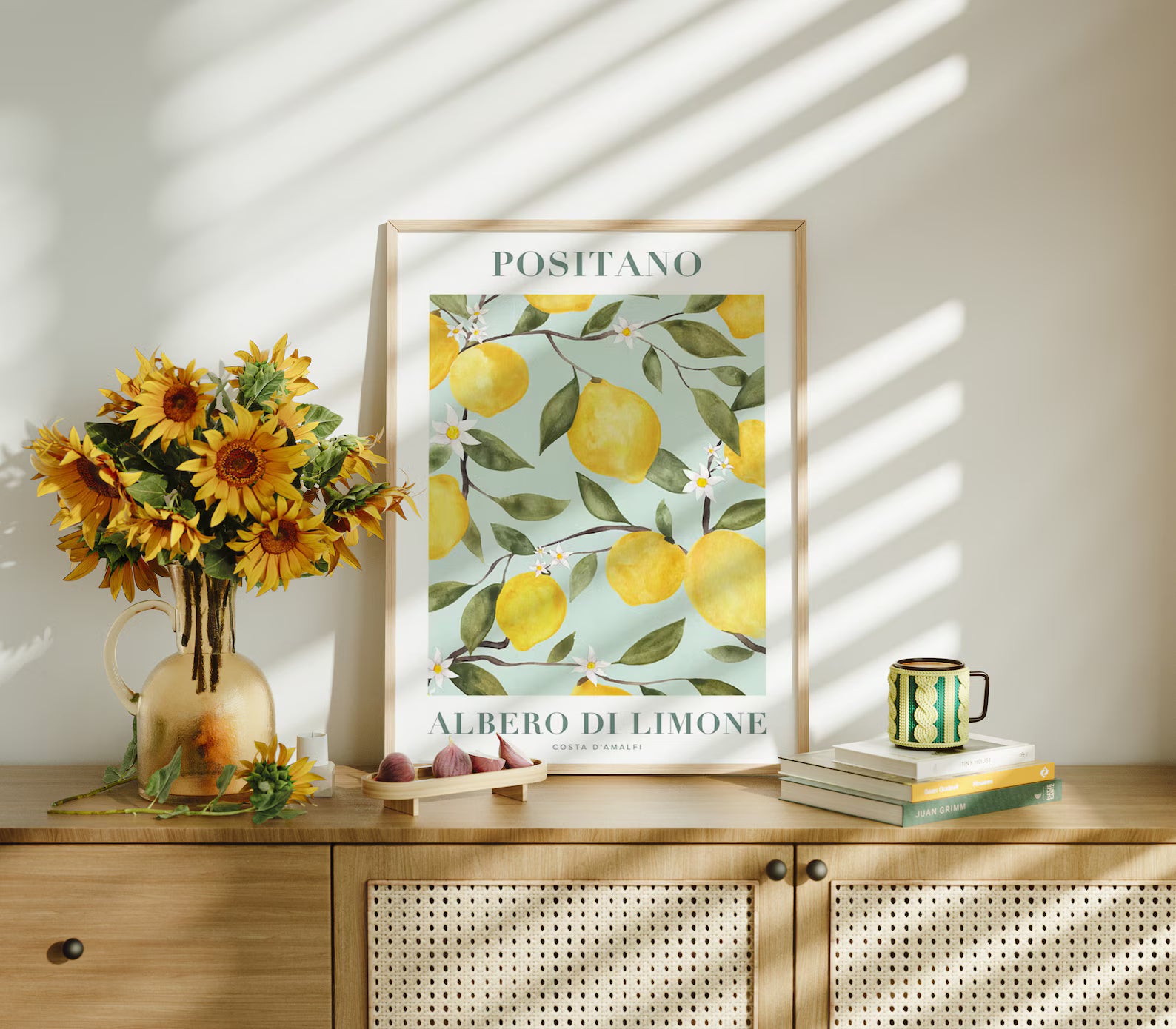 Vertical 3x4 Frame Mockup With Sunlight