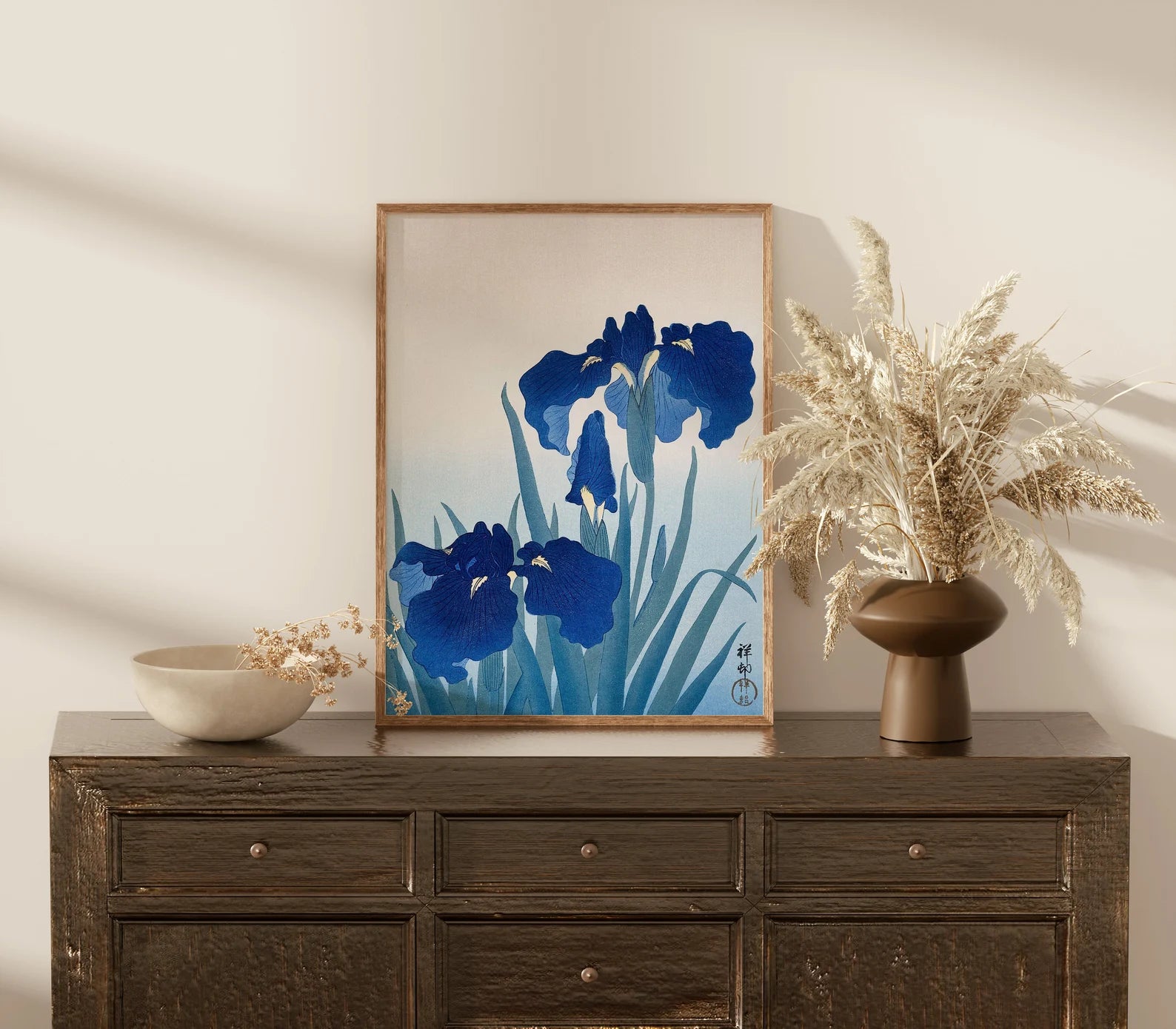 Vertical 3x4 Frame Mockup With Sunlight