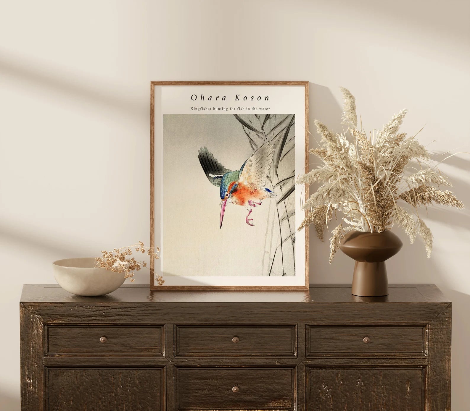 Vertical 3x4 Frame Mockup With Sunlight