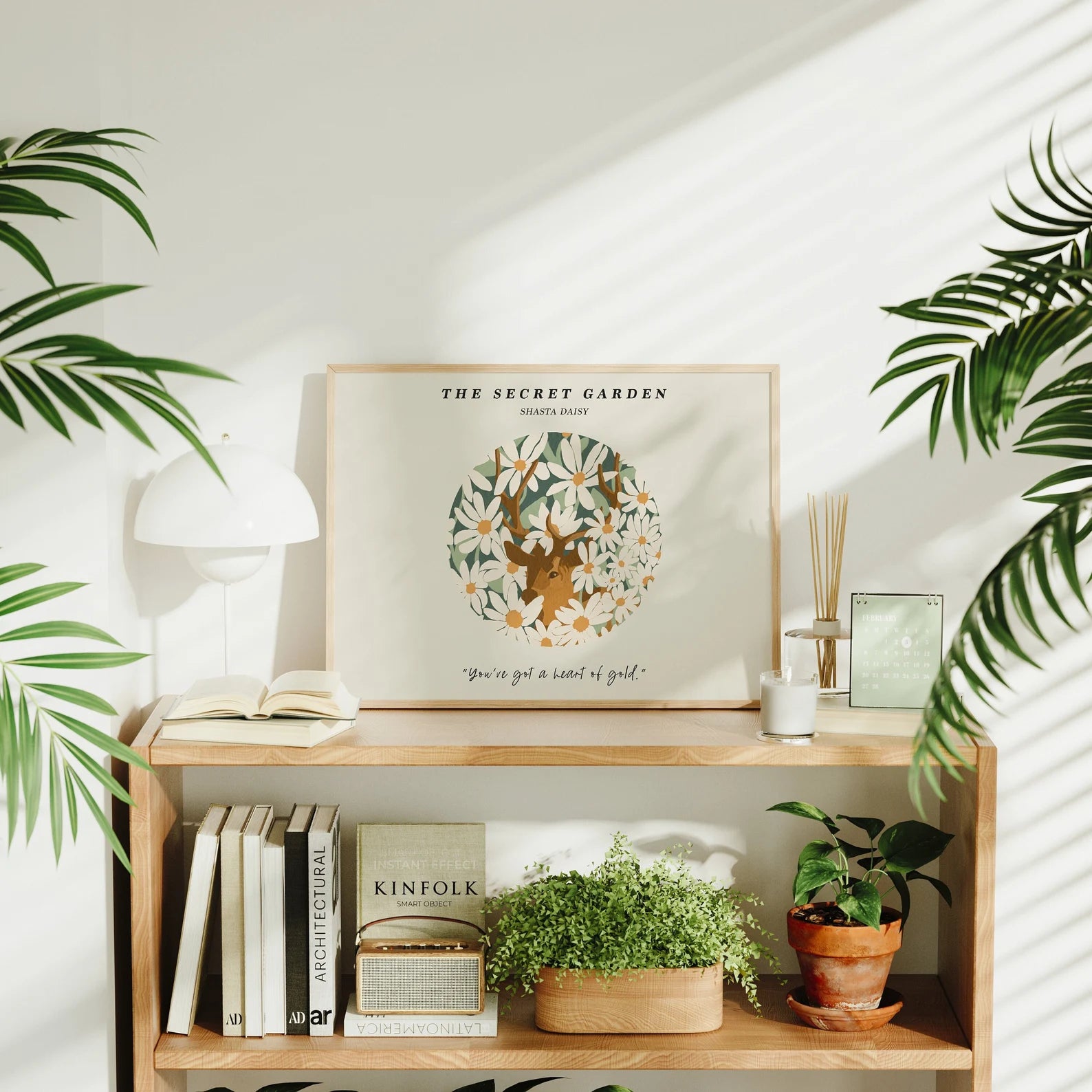 Horizontal 4x3 Frame Mockup With Sunlight