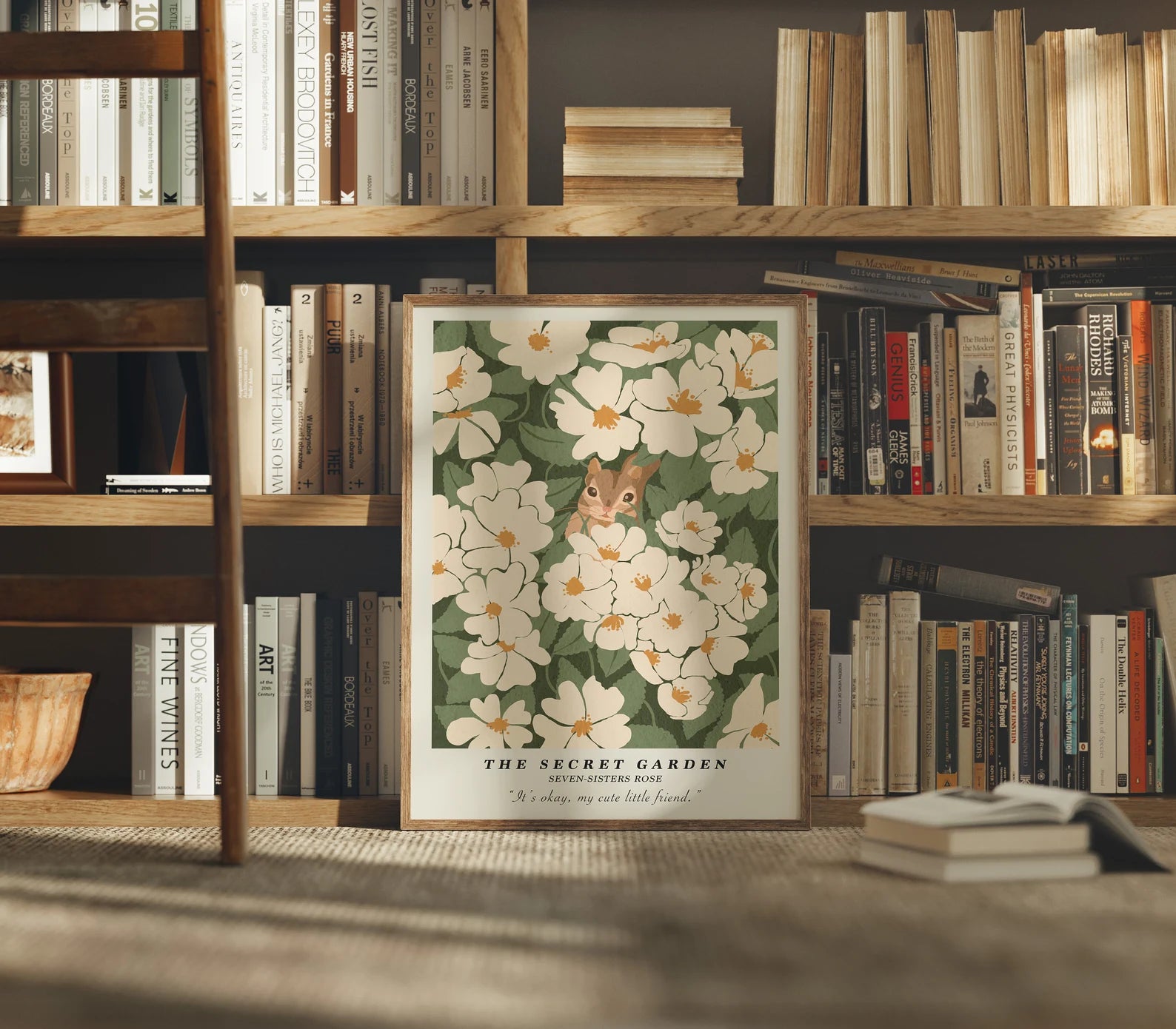 Vertical 3x4 Frame Mockup With Sunlight