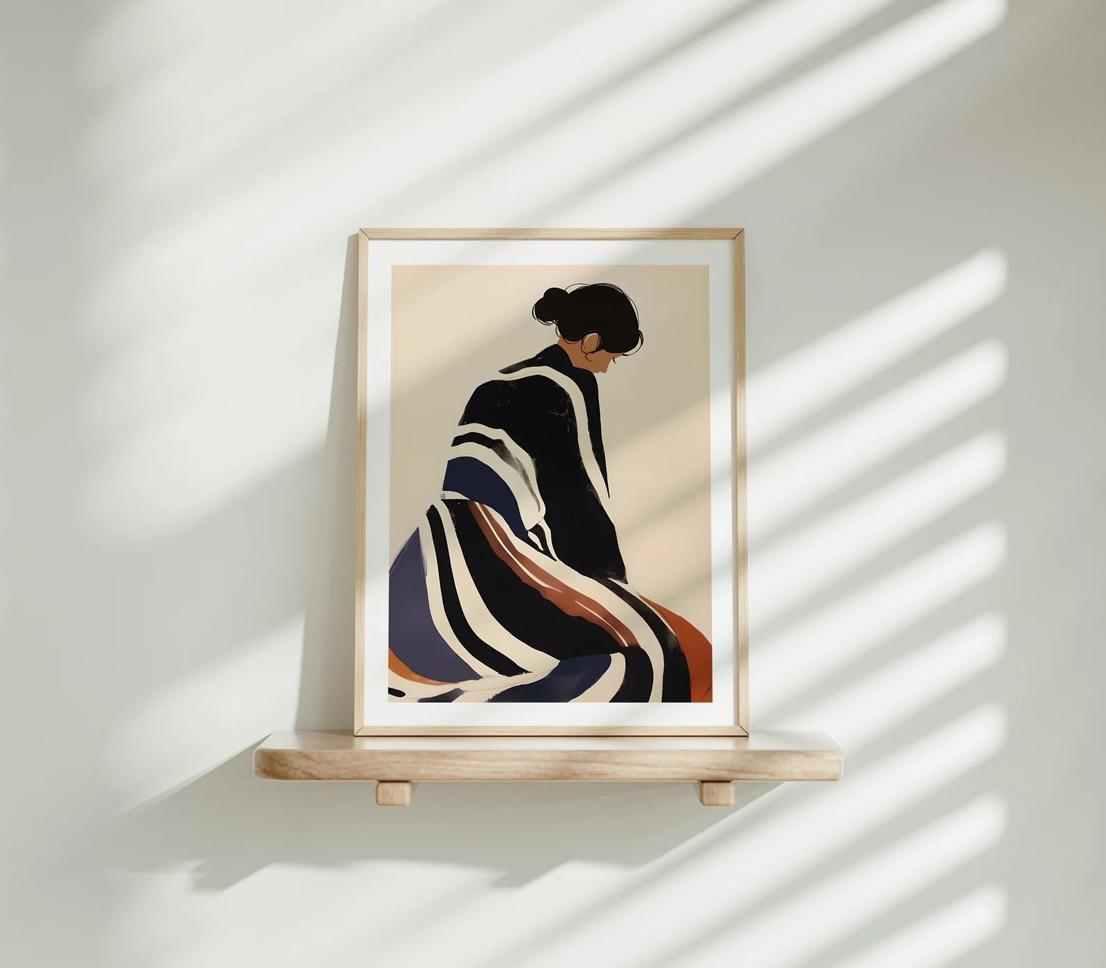 Vertical 3x4 Frame Mockup With Sunlight