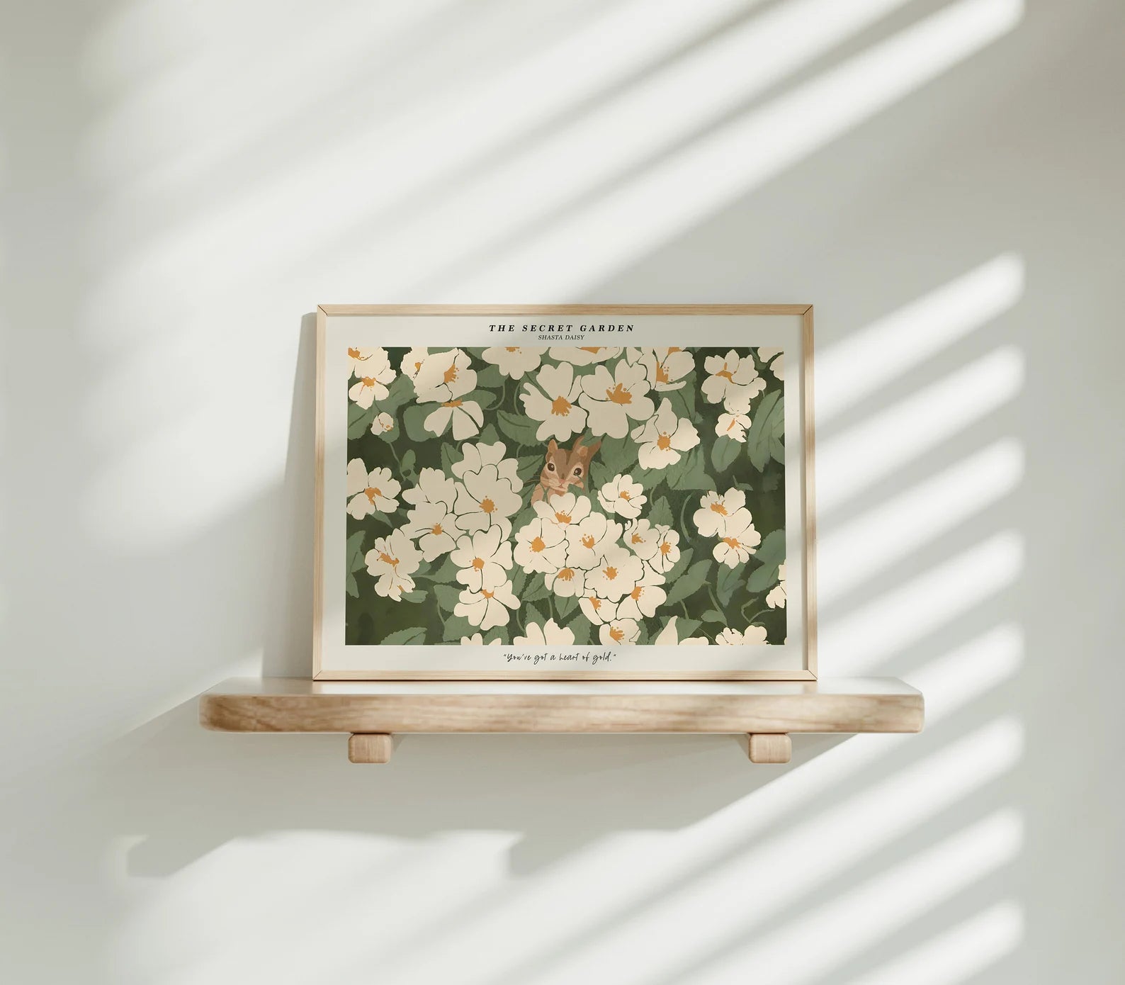 Horizontal 4x3 Frame Mockup With Sunlight