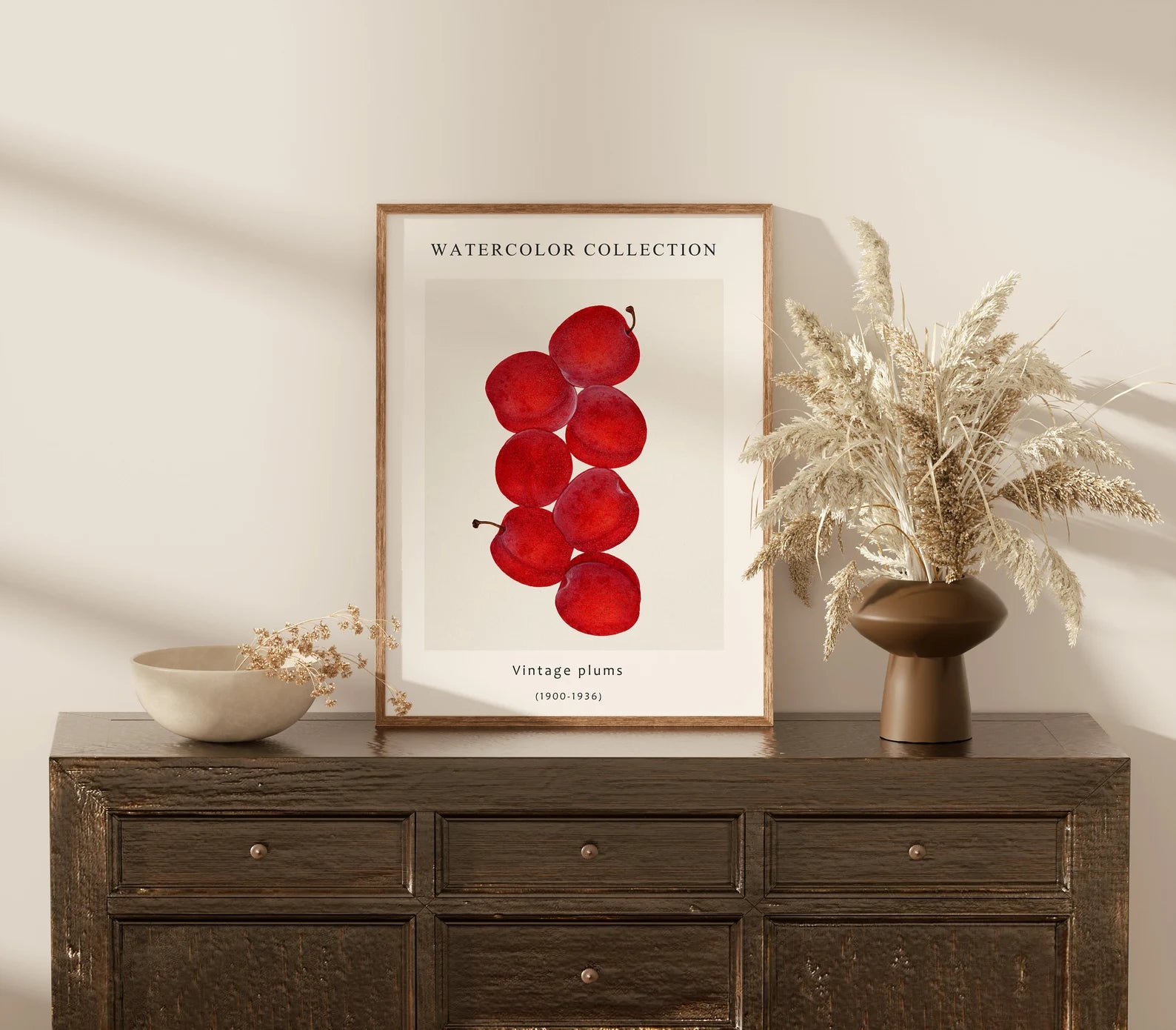 Vertical 3x4 Frame Mockup With Sunlight