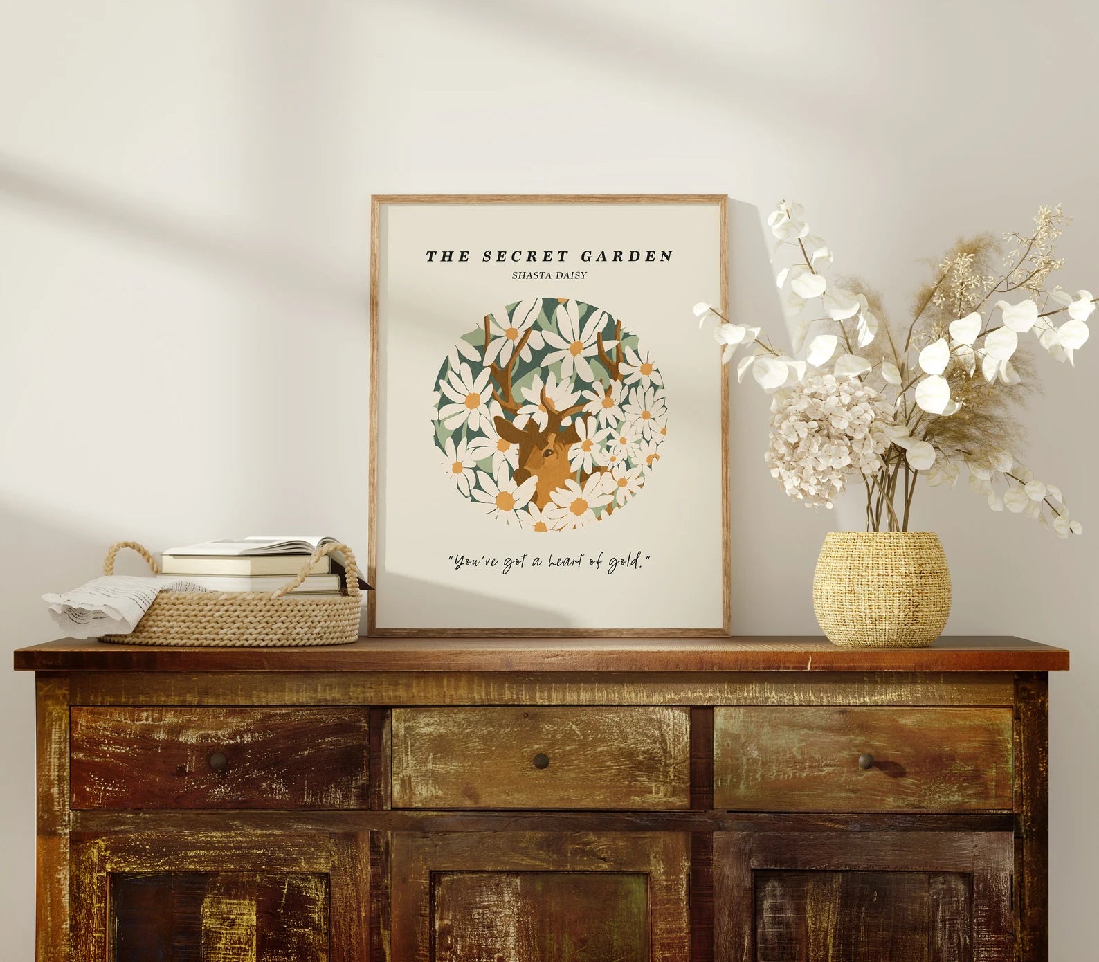 Vertical 8x10 Frame Mockup With Sunlight