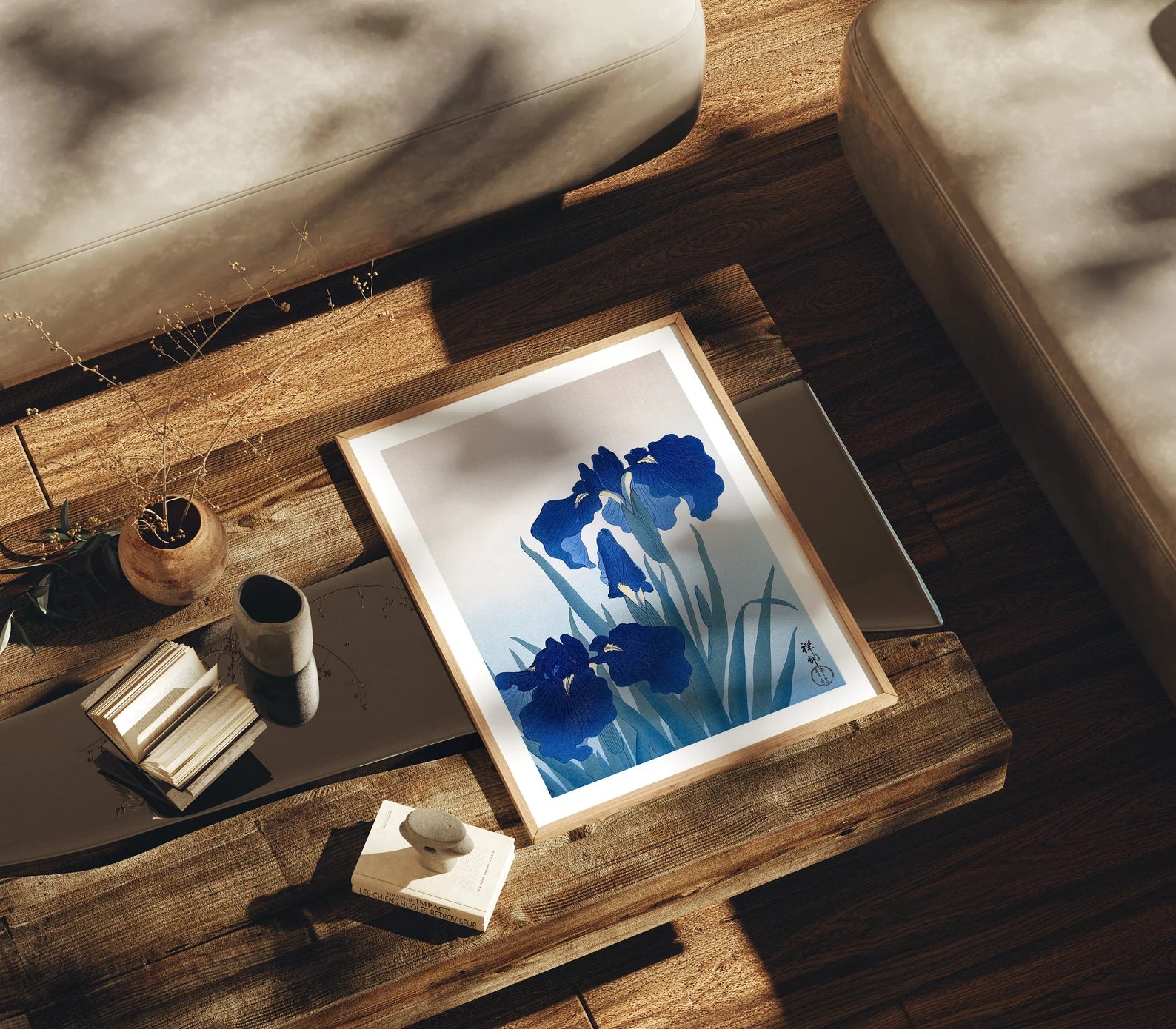 Vertical 3x4 Frame Mockup With Sunlight