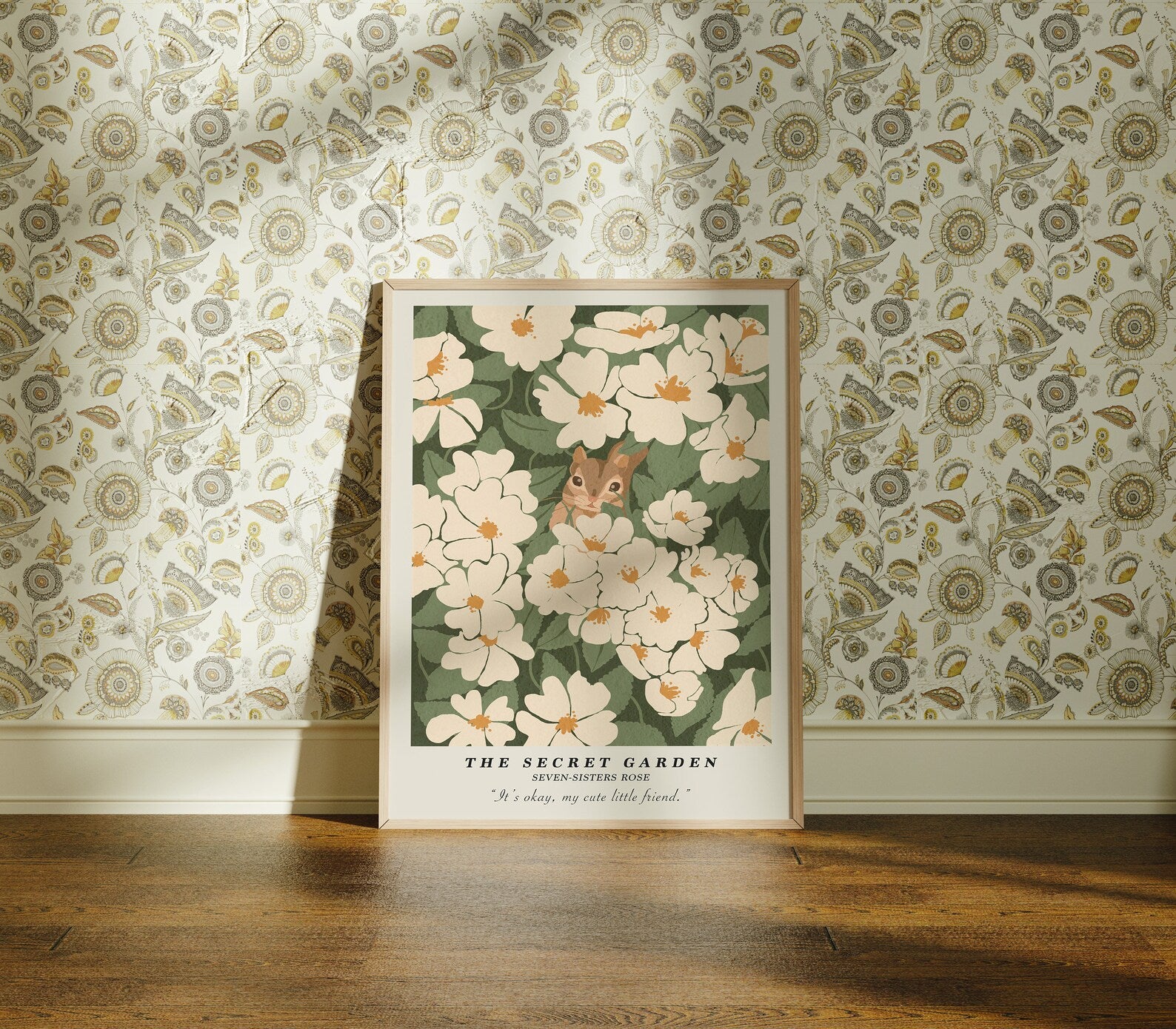 Vertical 3x4 Frame Mockup With Sunlight