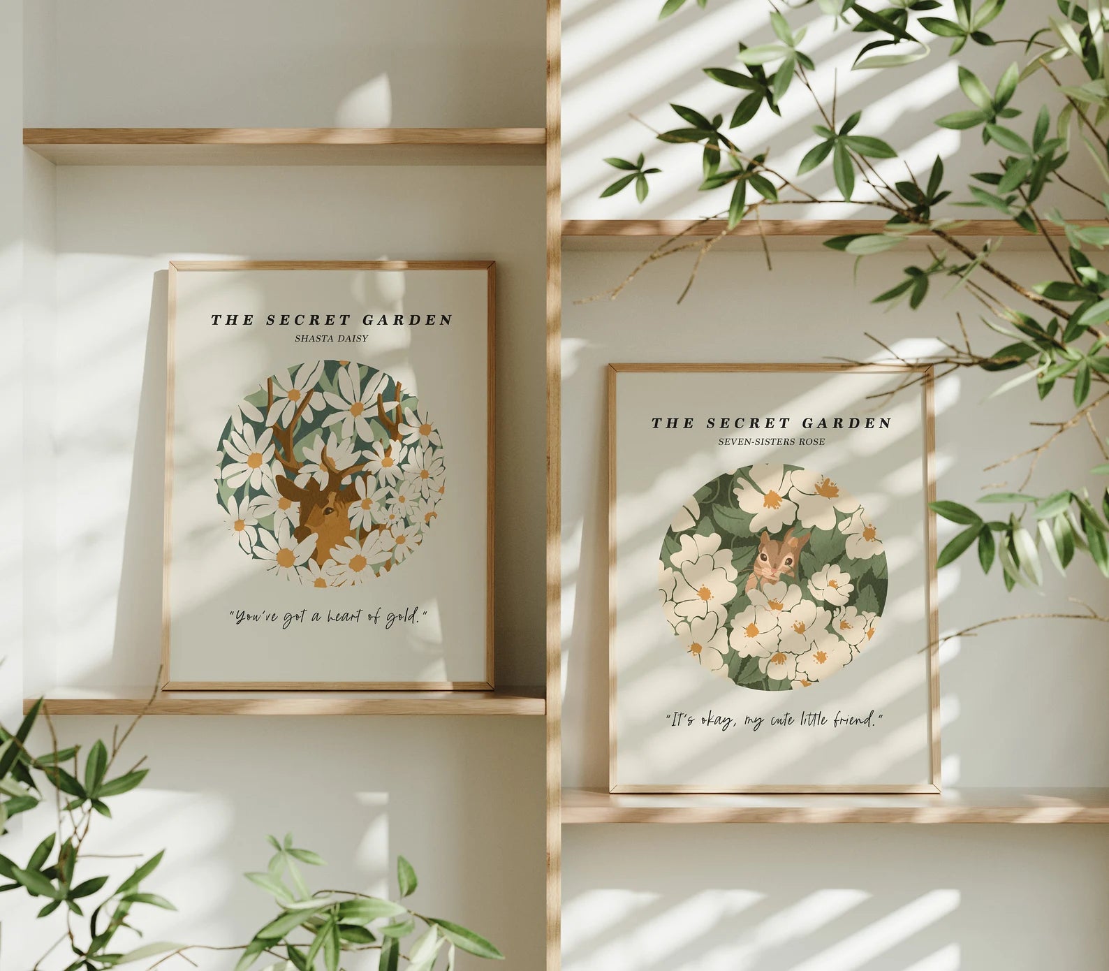 2 Vertical 3x4 Frames Mockup With Sunlight