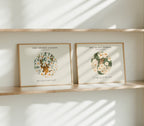 2 Horizontal 4x3 Frames Mockup With Sunlight