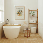 Vertical 3x4 Bathroom Frame Mockup