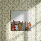 Square Wall Frame Mockup With Sunlight