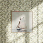 Square Wall Frame Mockup With Sunlight