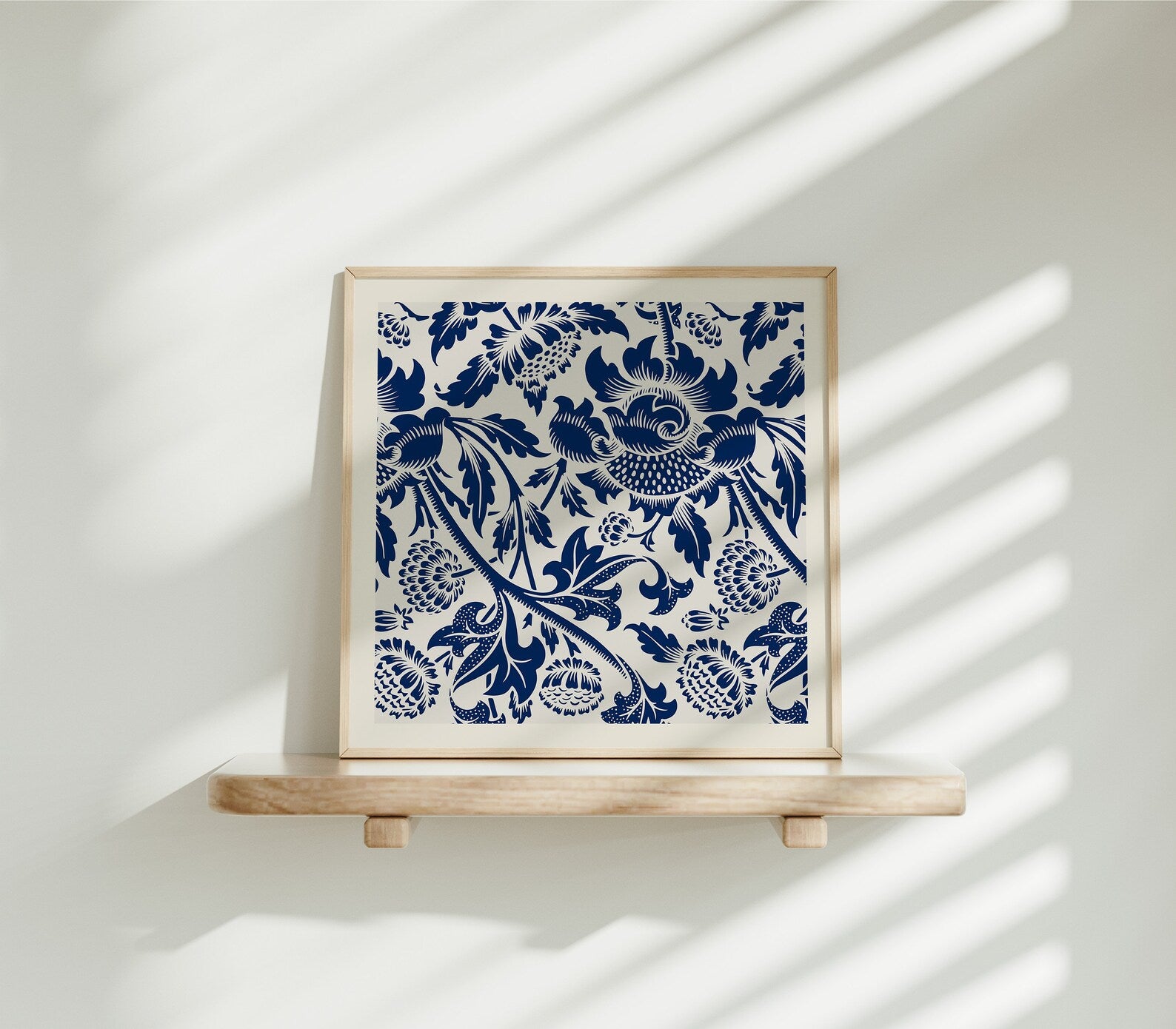 Square Frame Mockup With Sunlight